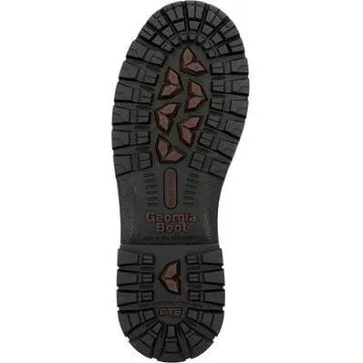 Georgia Men's LTX Logger 9" Soft Toe Waterproof Work Boot- Brown- GB00668