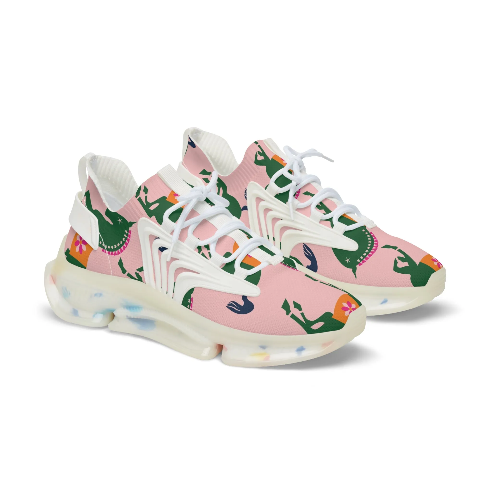 Green Horses Men's Mesh Sneakers