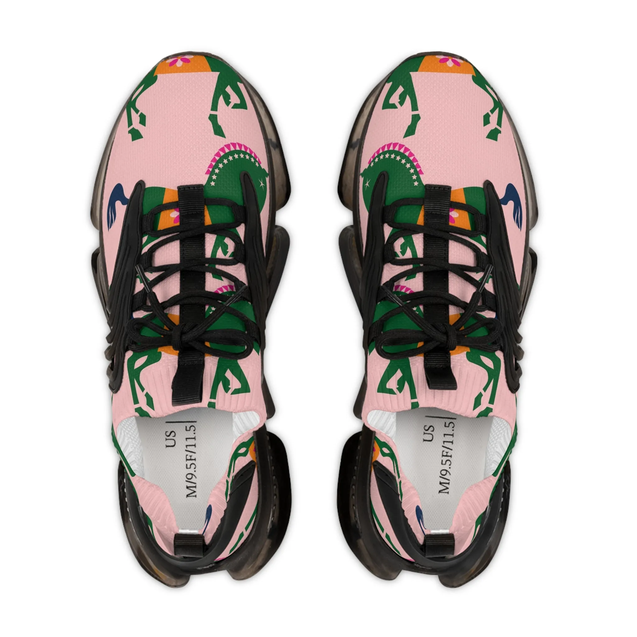 Green Horses Men's Mesh Sneakers