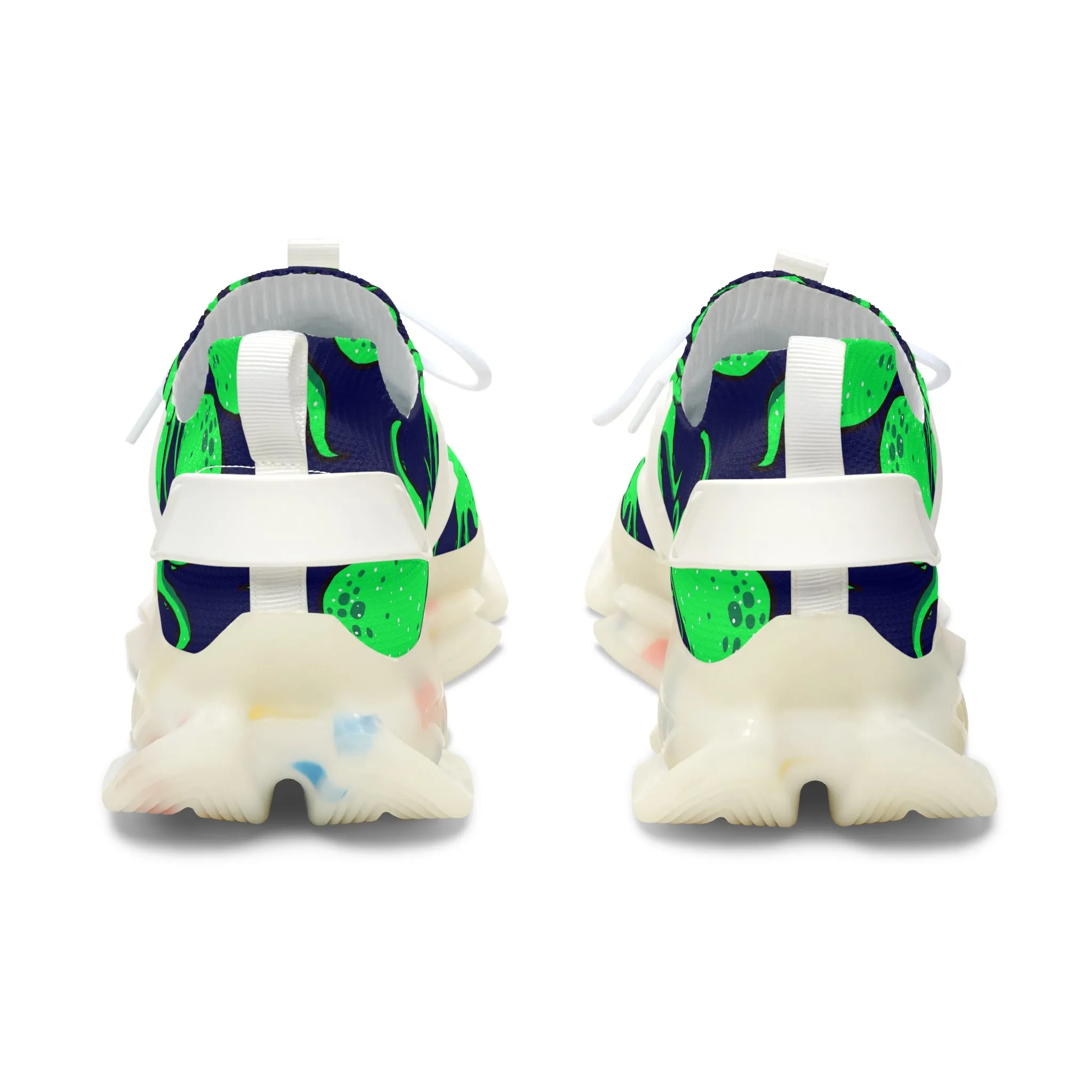 Green Octopus Women's Mesh Sneakers