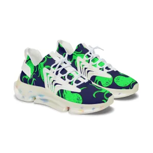Green Octopus Women's Mesh Sneakers