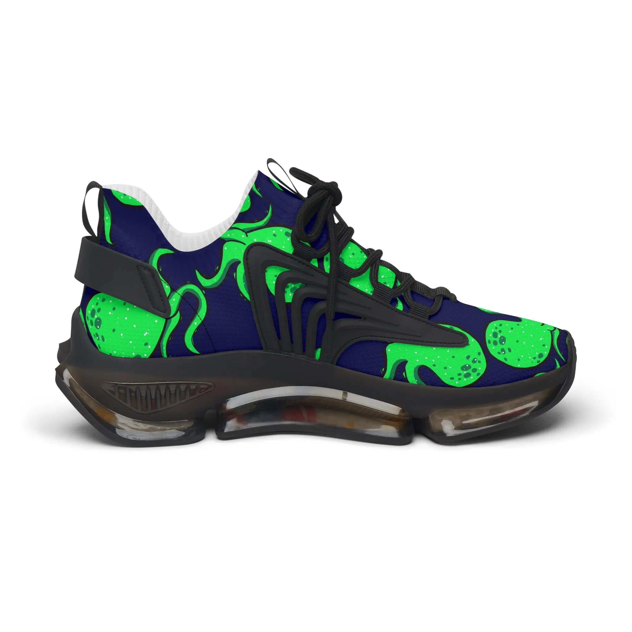 Green Octopus Women's Mesh Sneakers