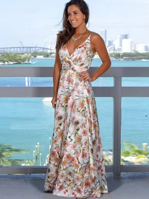 GYPSY GIRL - Printed Maxi Beach Dress