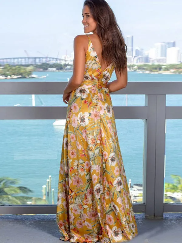 GYPSY GIRL - Printed Maxi Beach Dress