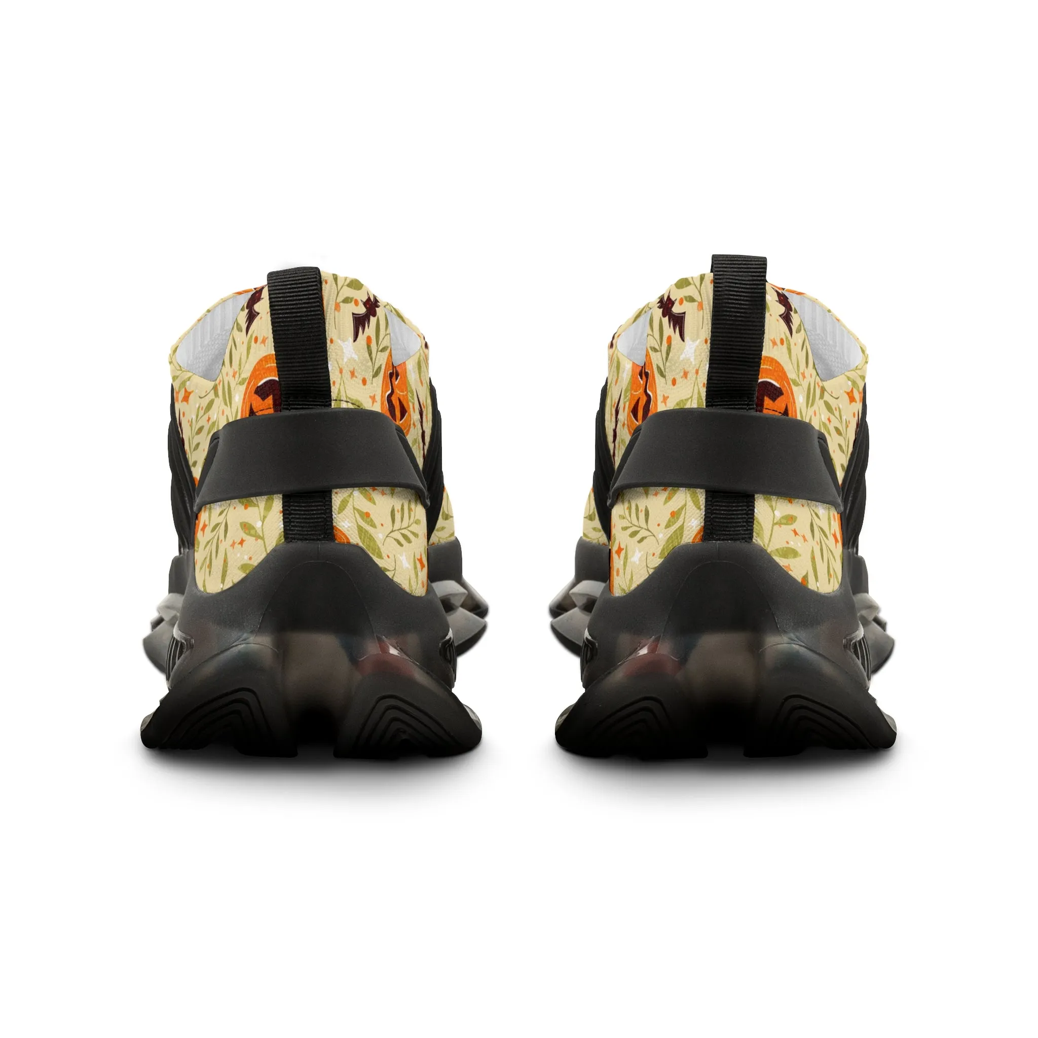 Halloween Pumpkins Men's Mesh Sneakers