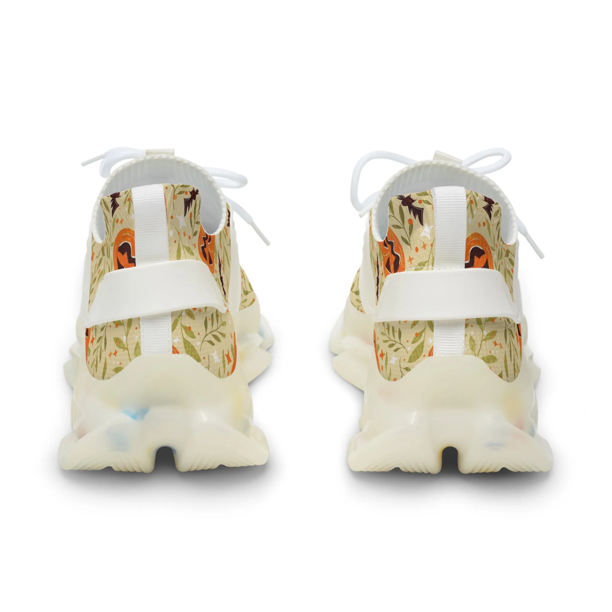 Halloween Pumpkins Men's Mesh Sneakers