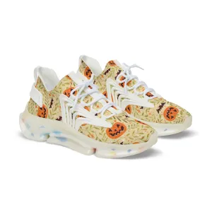 Halloween Pumpkins Men's Mesh Sneakers