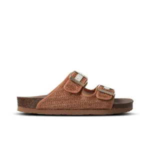 Hawaii Brown Raffia Sandal