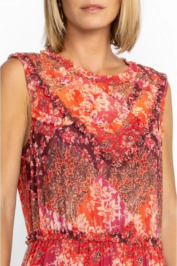 JOSEPHINA MESH MIDI DRESS