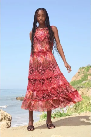 JOSEPHINA MESH MIDI DRESS