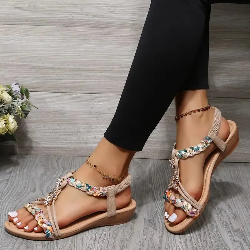 Khate Braided Flat Sandals