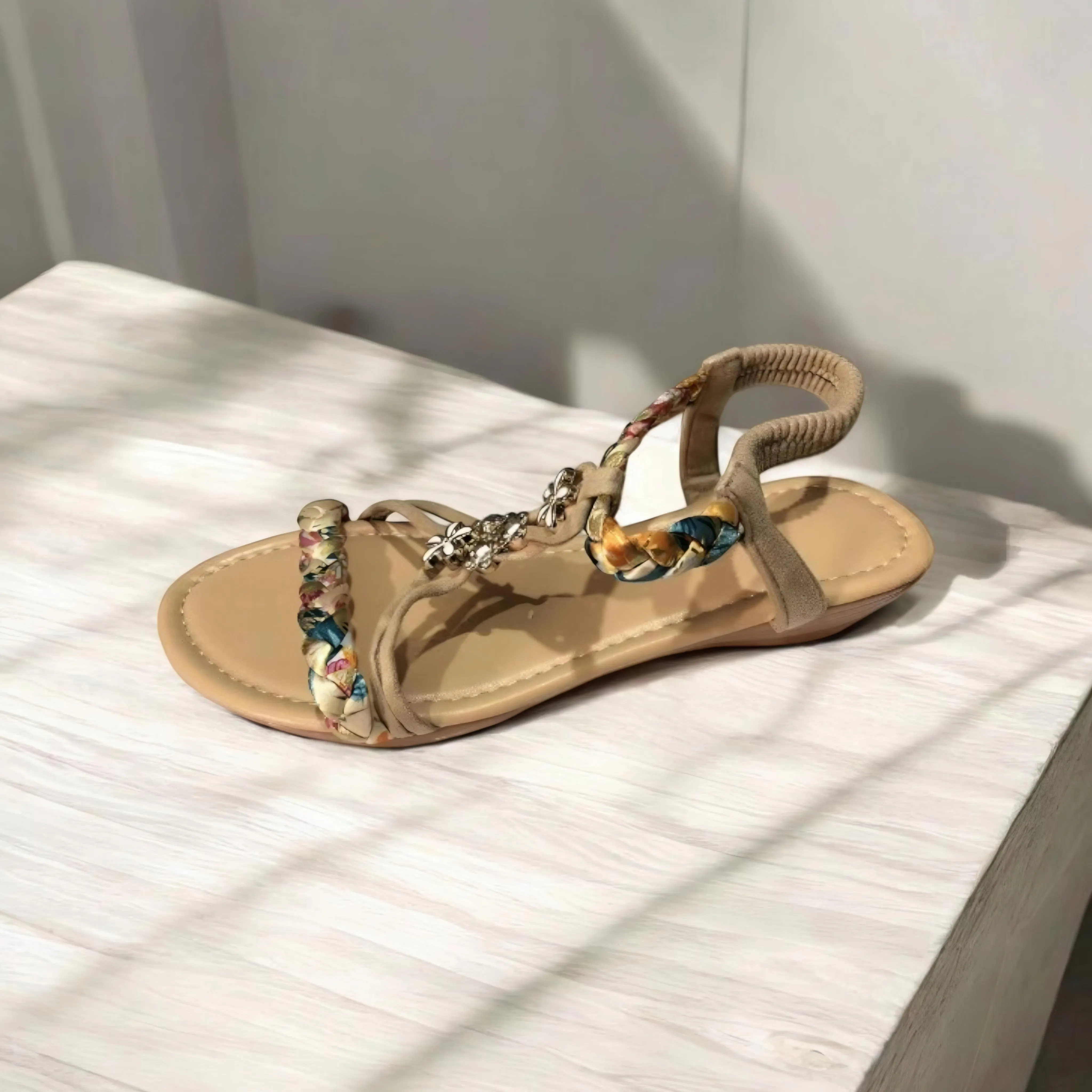 Khate Braided Flat Sandals