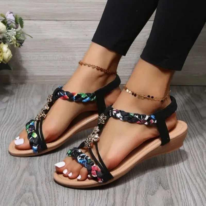 Khate Braided Flat Sandals