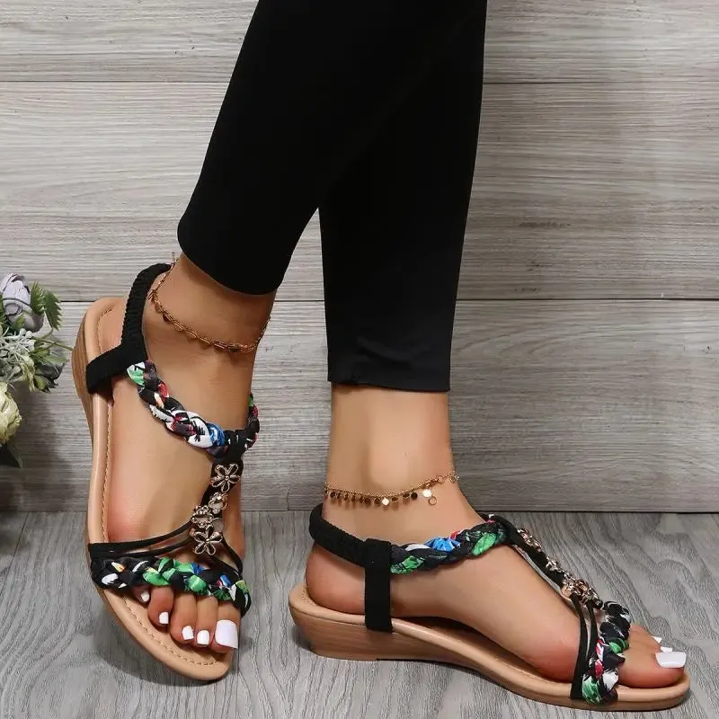 Khate Braided Flat Sandals