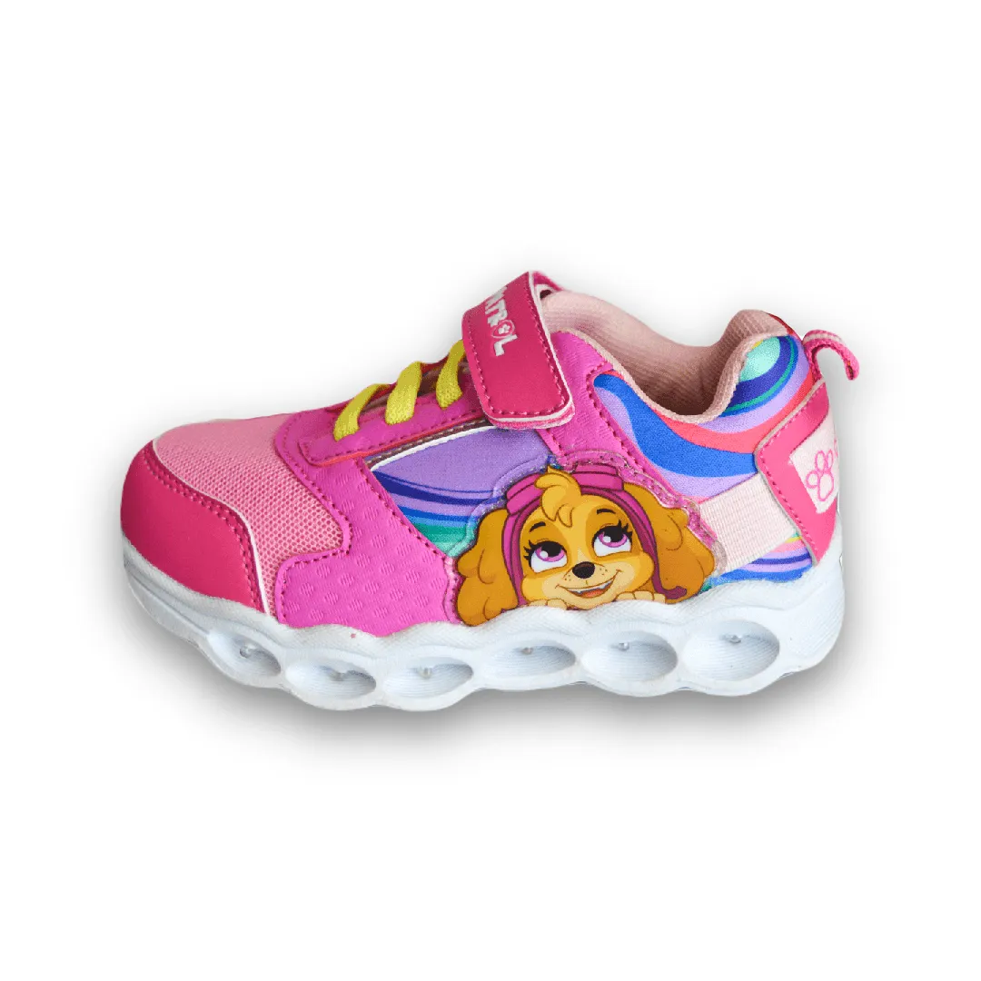 Kids Shoes Paw Patrol Toddler Girls Light-up Sports Shoes