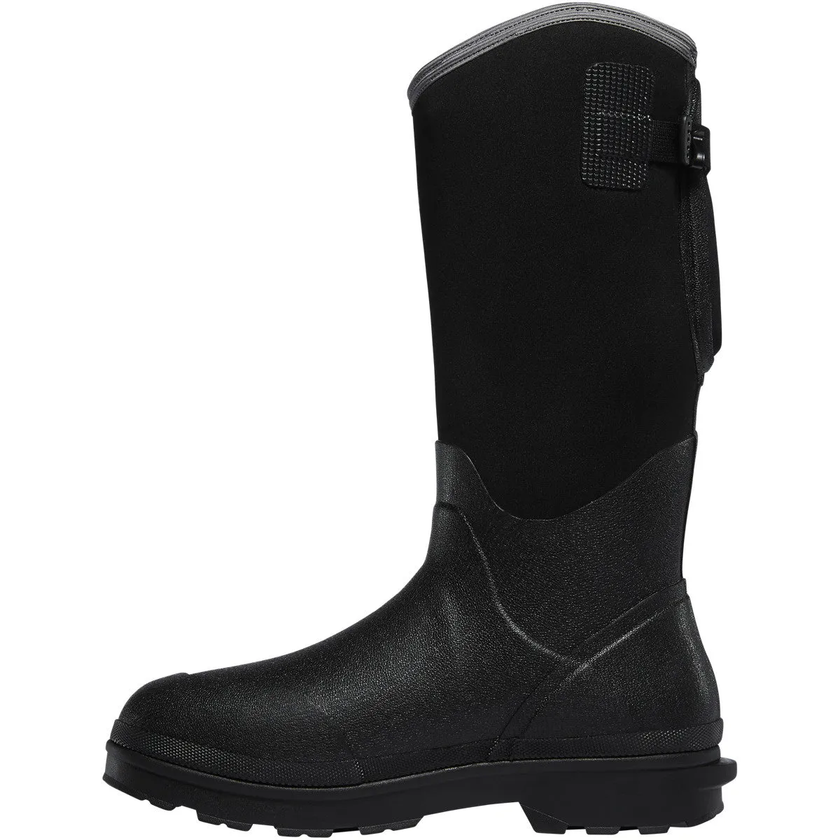 Lacrosse Men's Alpha Range 14" Comp Toe WP Rubber Work Boot - Black - 248311