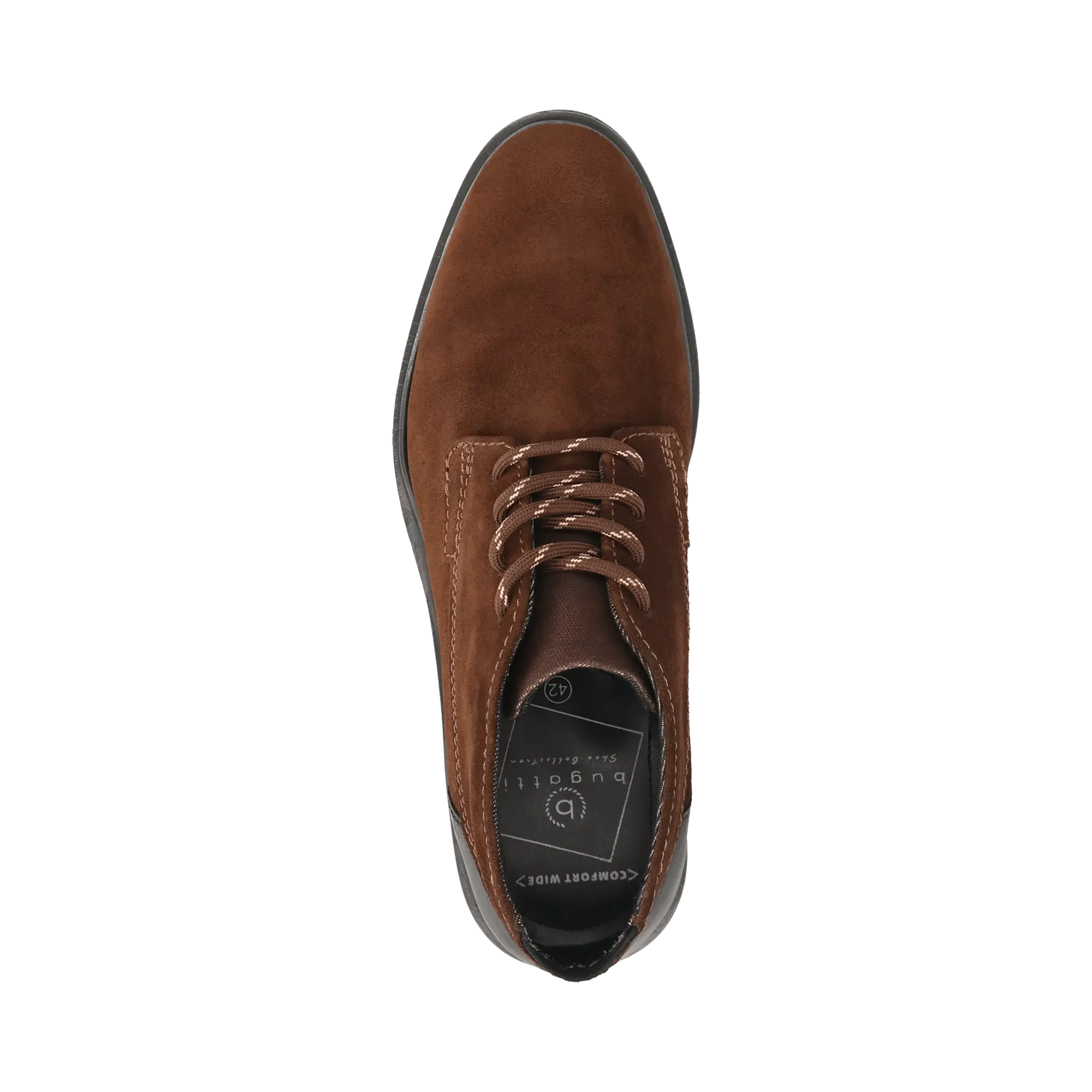 Leder Schnürstiefel dunkelbraun