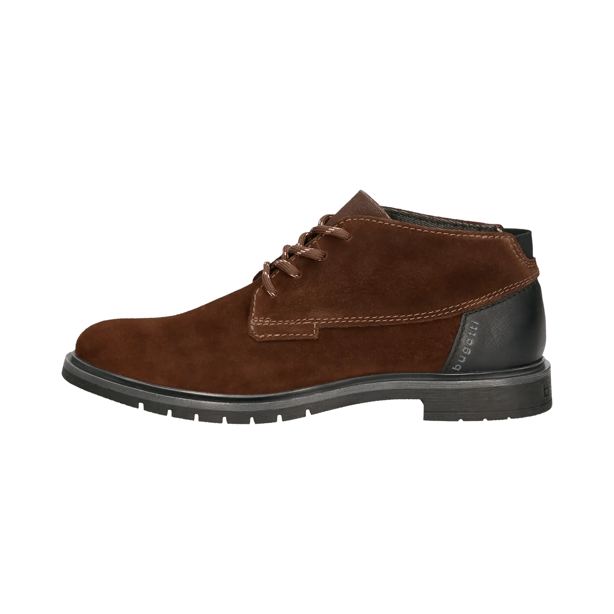 Leder Schnürstiefel dunkelbraun