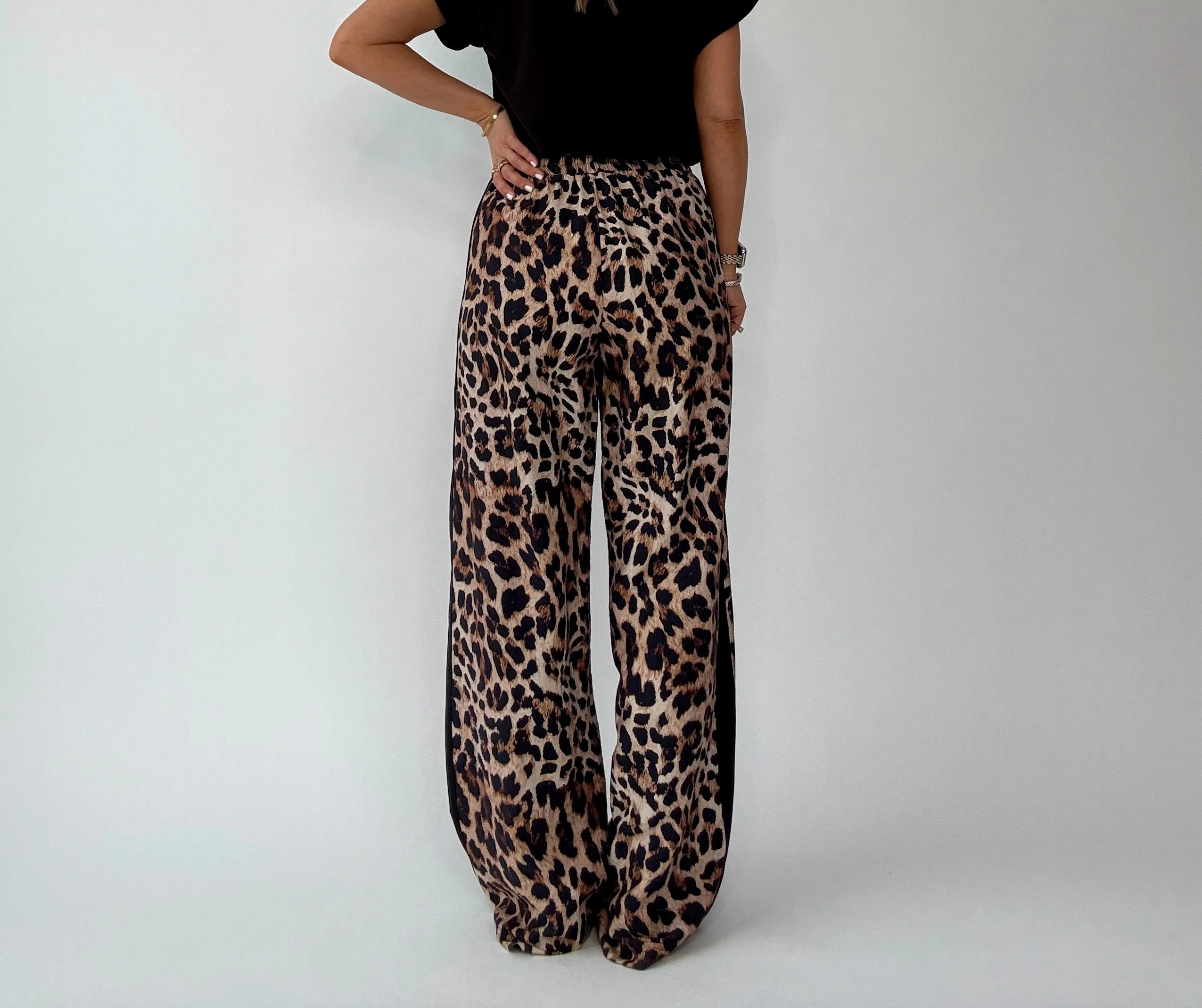 Leopard Luxe Wide Leg Pant