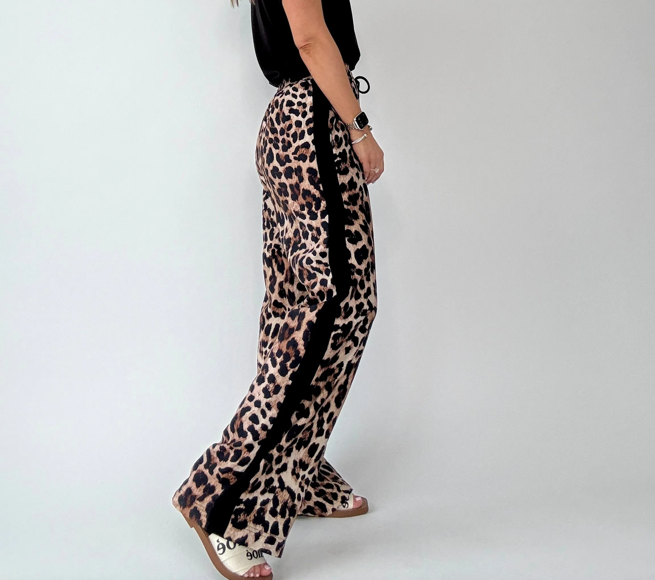 Leopard Luxe Wide Leg Pant