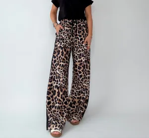 Leopard Luxe Wide Leg Pant