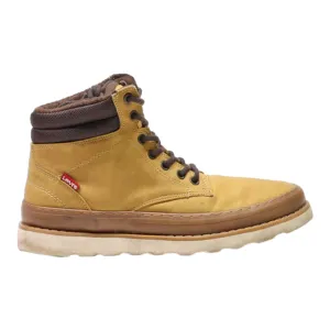 LEVI Chukka Boots Gold Leather Mens UK 7.5