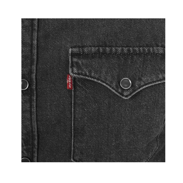 Levi's® Skate - Barstow Western Shirt - Washed Black SALE