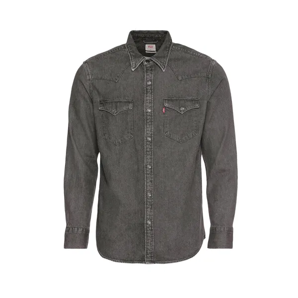 Levi's® Skate - Barstow Western Shirt - Washed Black SALE