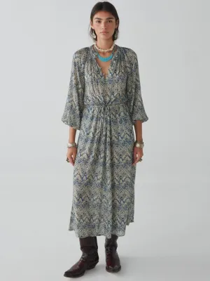 MAISON HOTEL Antonella Dress in Lapis Lazuli