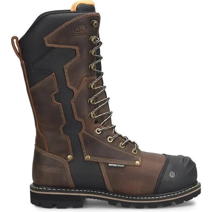 Matterhorn Men's Beam 12" Composite Toe Waterproof Met Guard Work Boot -Brown- MT2549