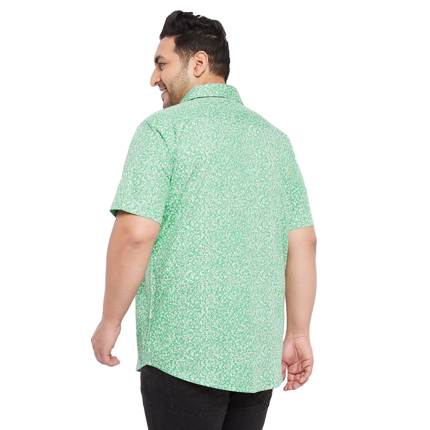 Men Plus Size Bastar Printed Shirt