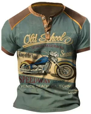 Men's Old School Biker Shirts