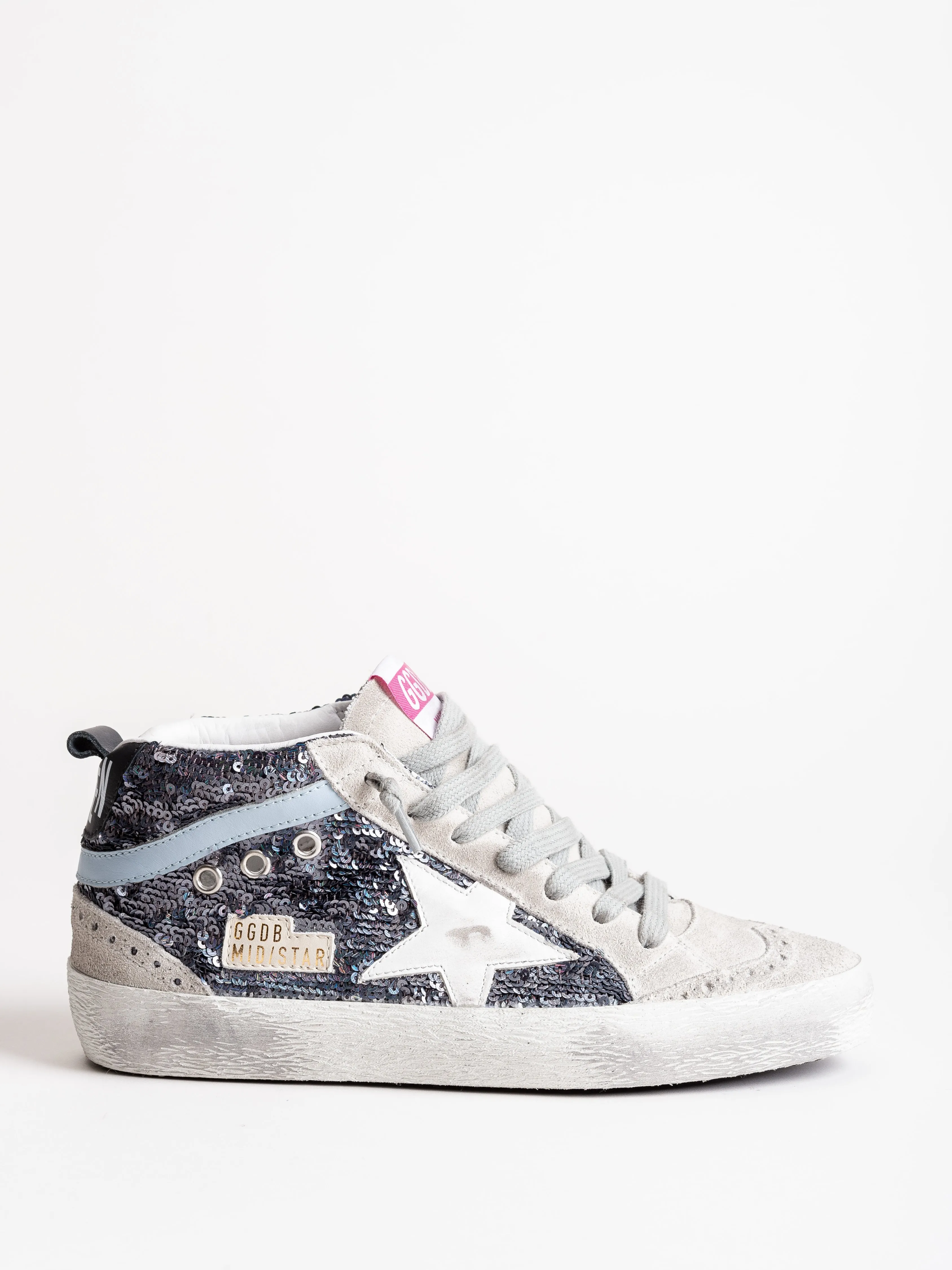 mid star sneaker - multicolor paillettes