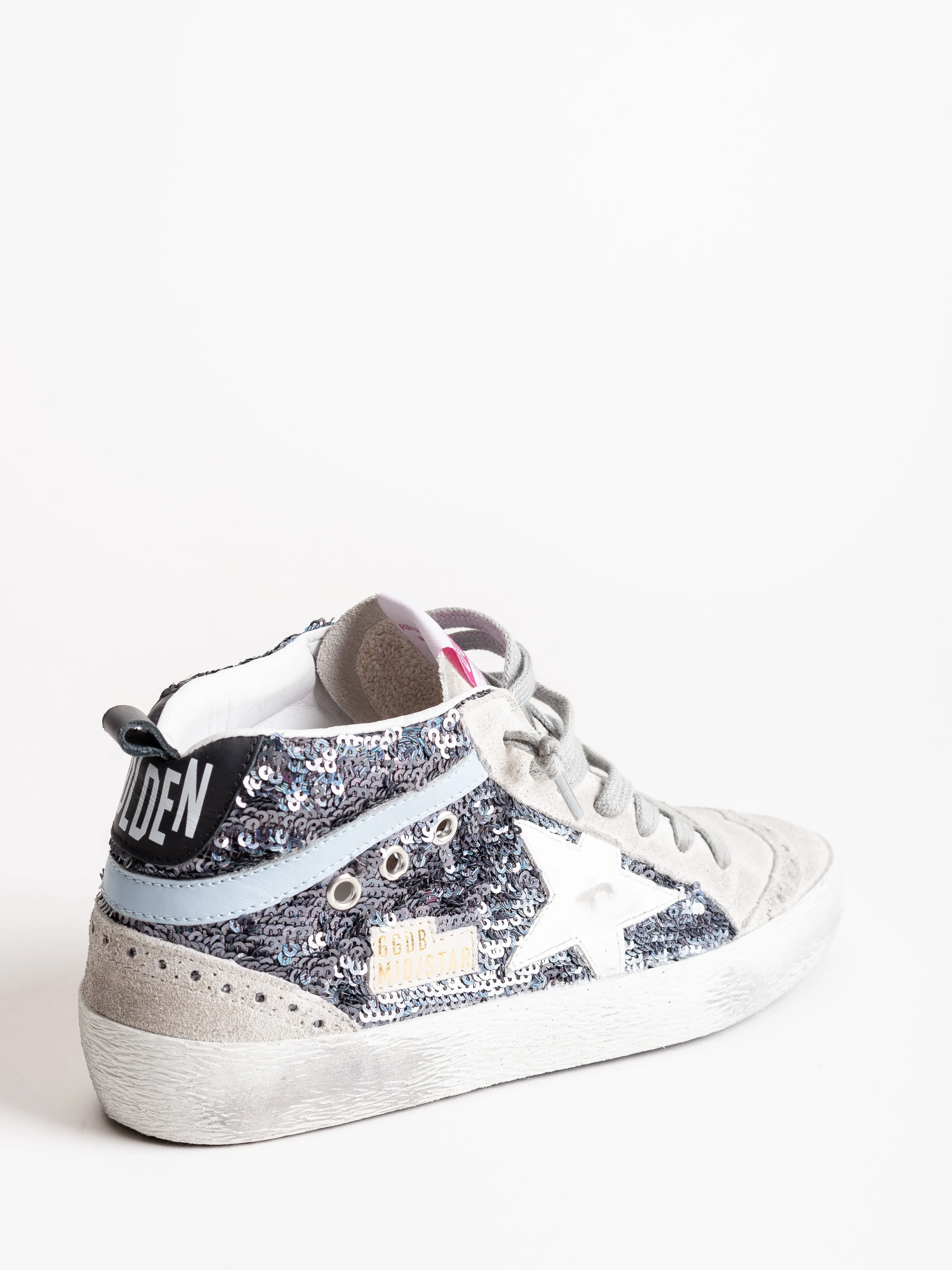 mid star sneaker - multicolor paillettes
