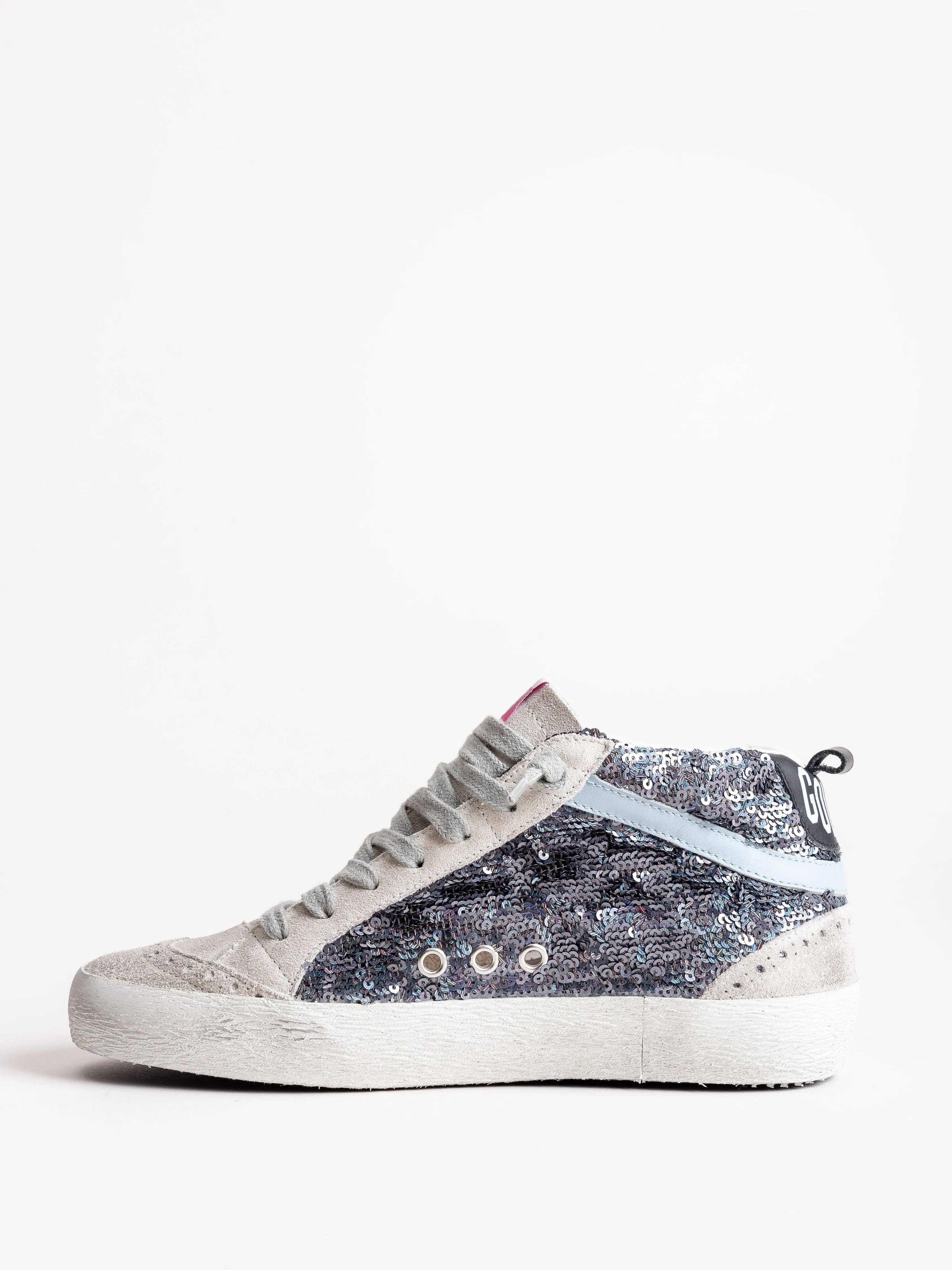 mid star sneaker - multicolor paillettes