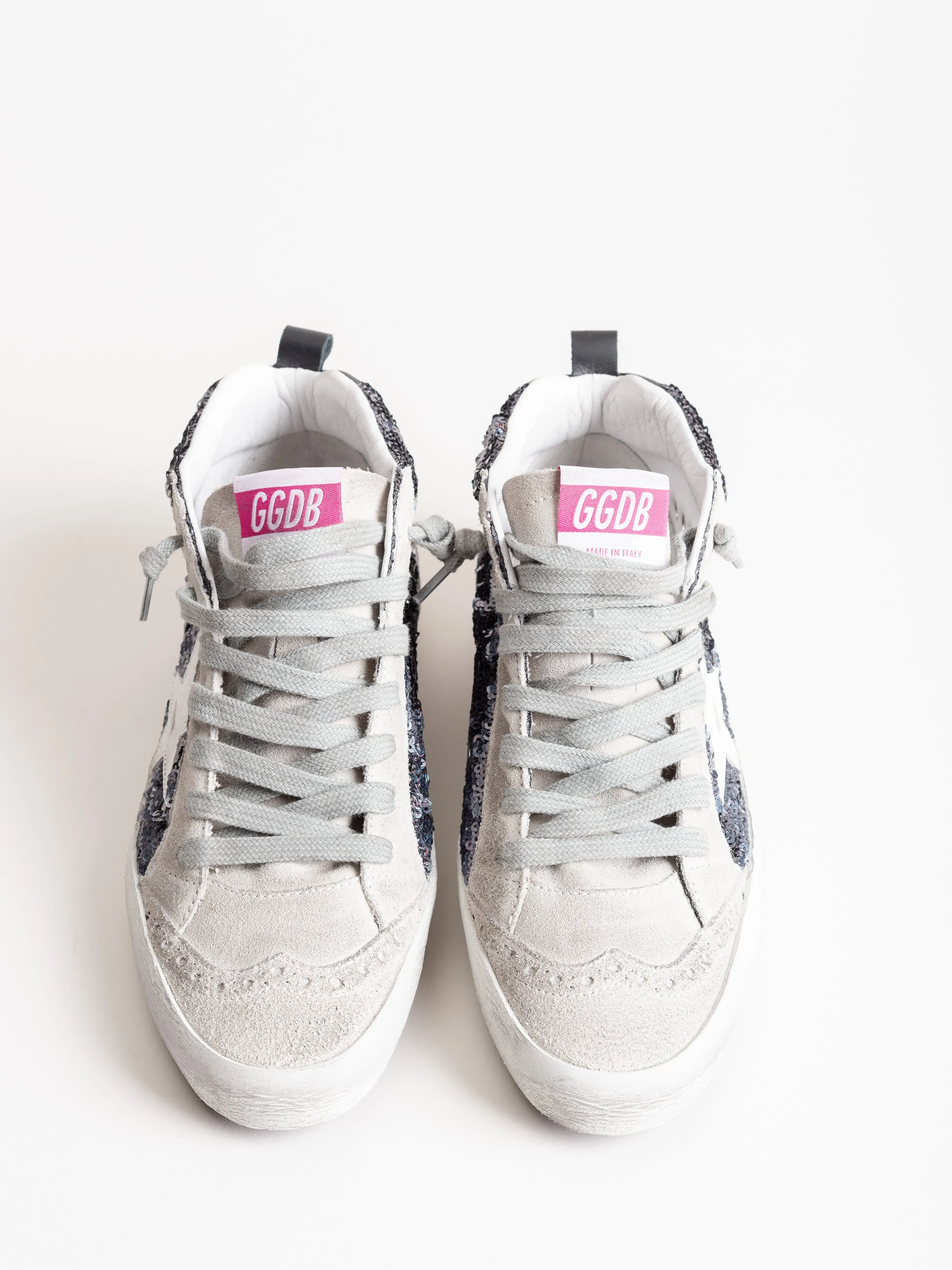 mid star sneaker - multicolor paillettes