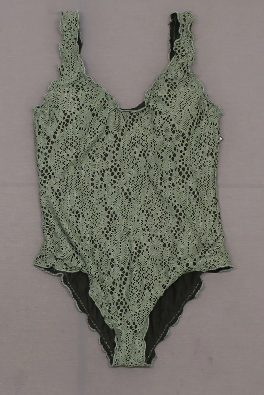 Mossimo Women's Crochet One Piece Swimsuit