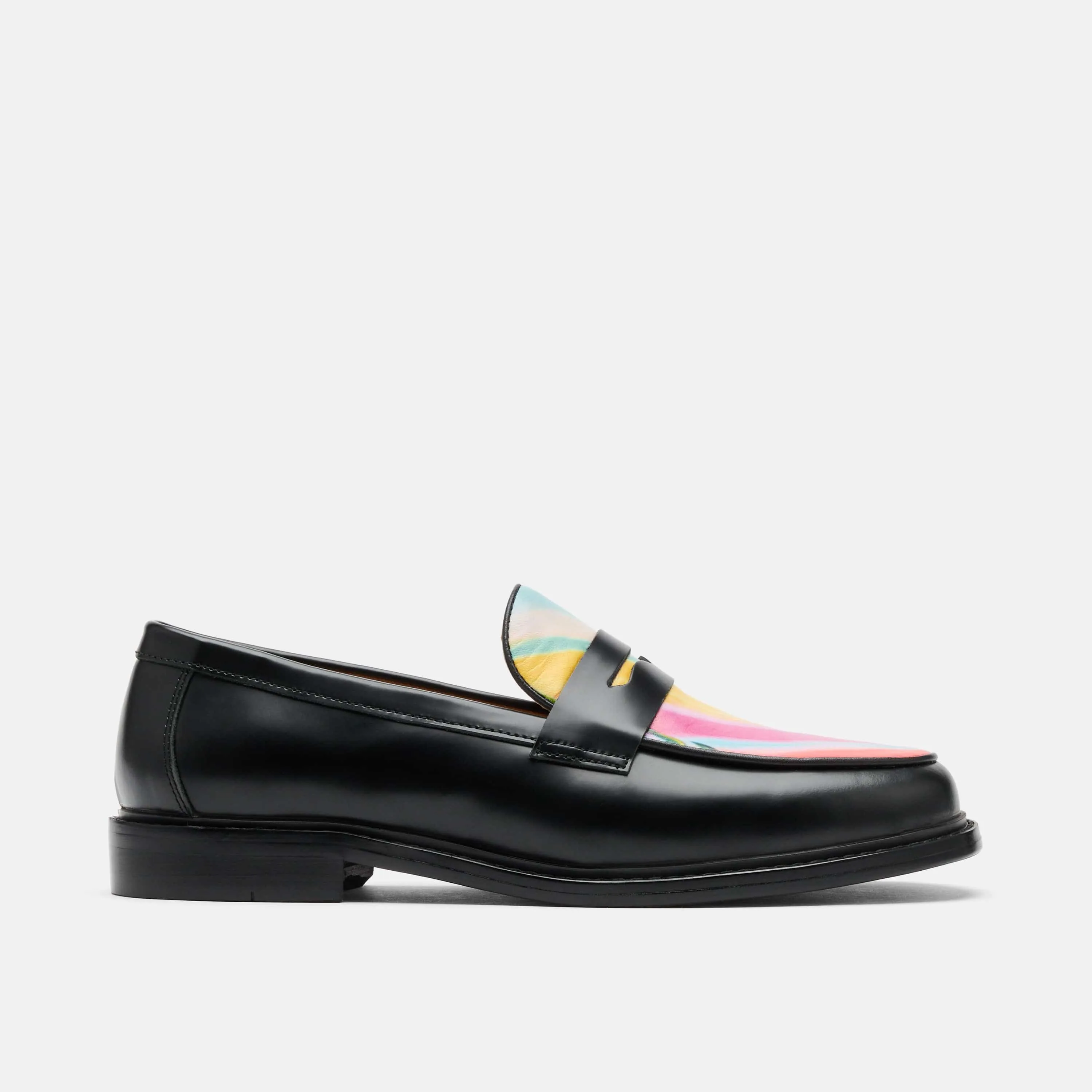 Ms. Calum Cactus Leather Penny Loafers