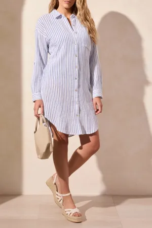 My Cotton Shirt Dress - Riviera