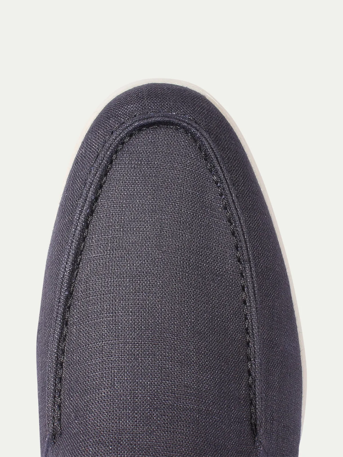 Navy - Linen Yacht Loafers