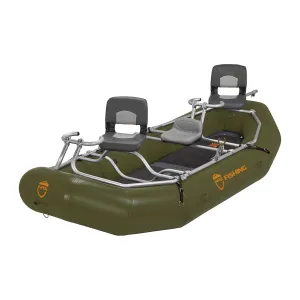 NRS Slipstream 120 Fishing Raft Olive Deluxe Package