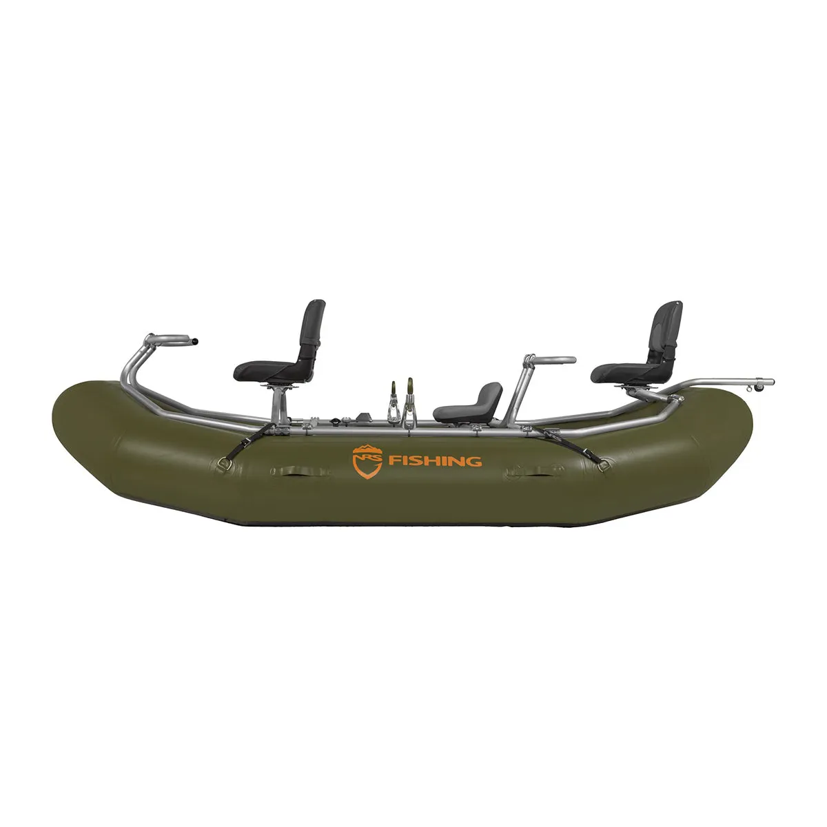 NRS Slipstream 120 Fishing Raft Olive Deluxe Package
