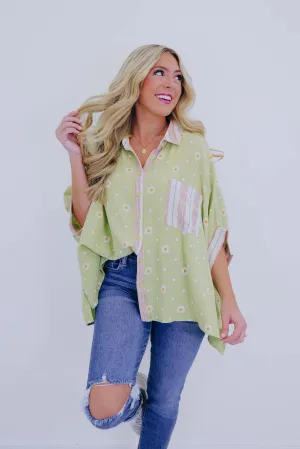 Oopsie Daisy Button Up Shirt