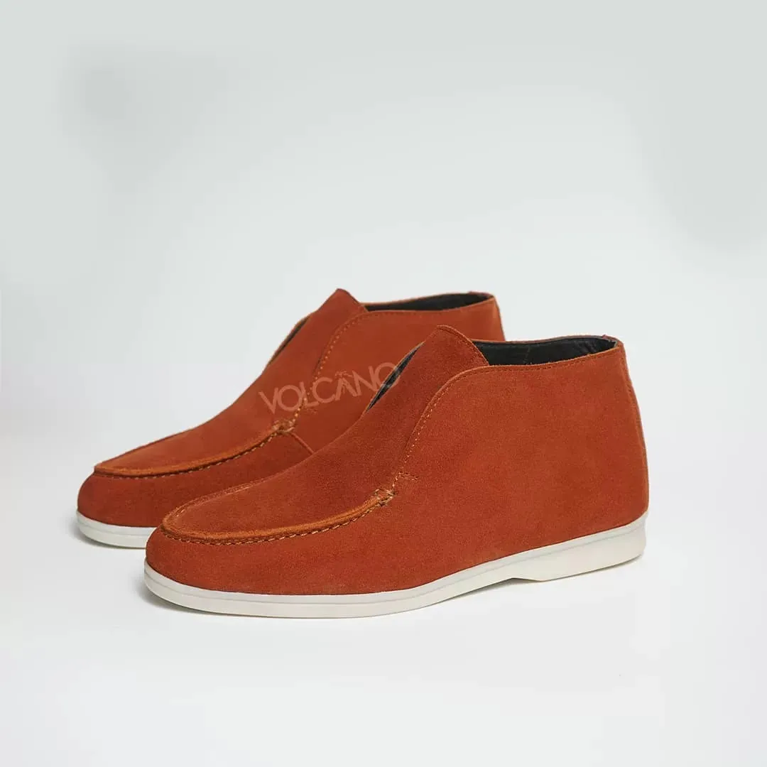 Open Walk Chukka Boots rouge brique