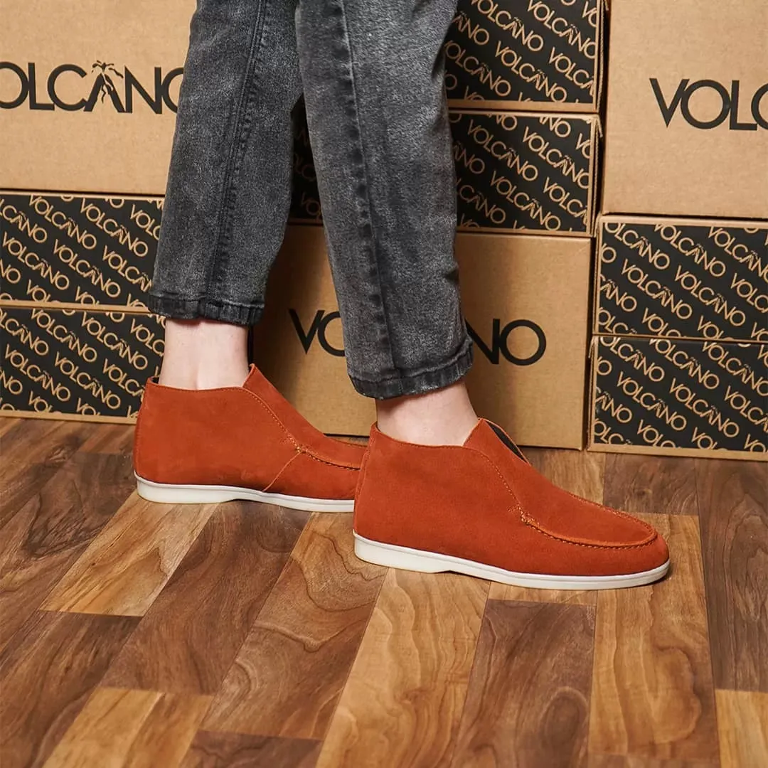 Open Walk Chukka Boots rouge brique
