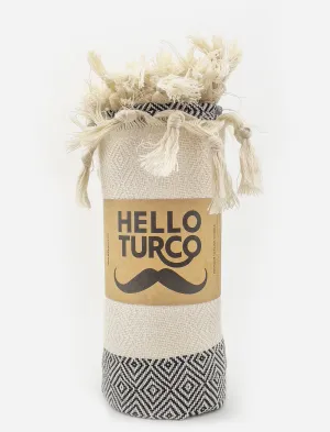 Otto Black Turkish Towel