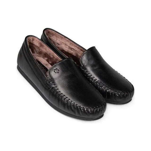 Padders 412 Marino Loafers - Black Leather