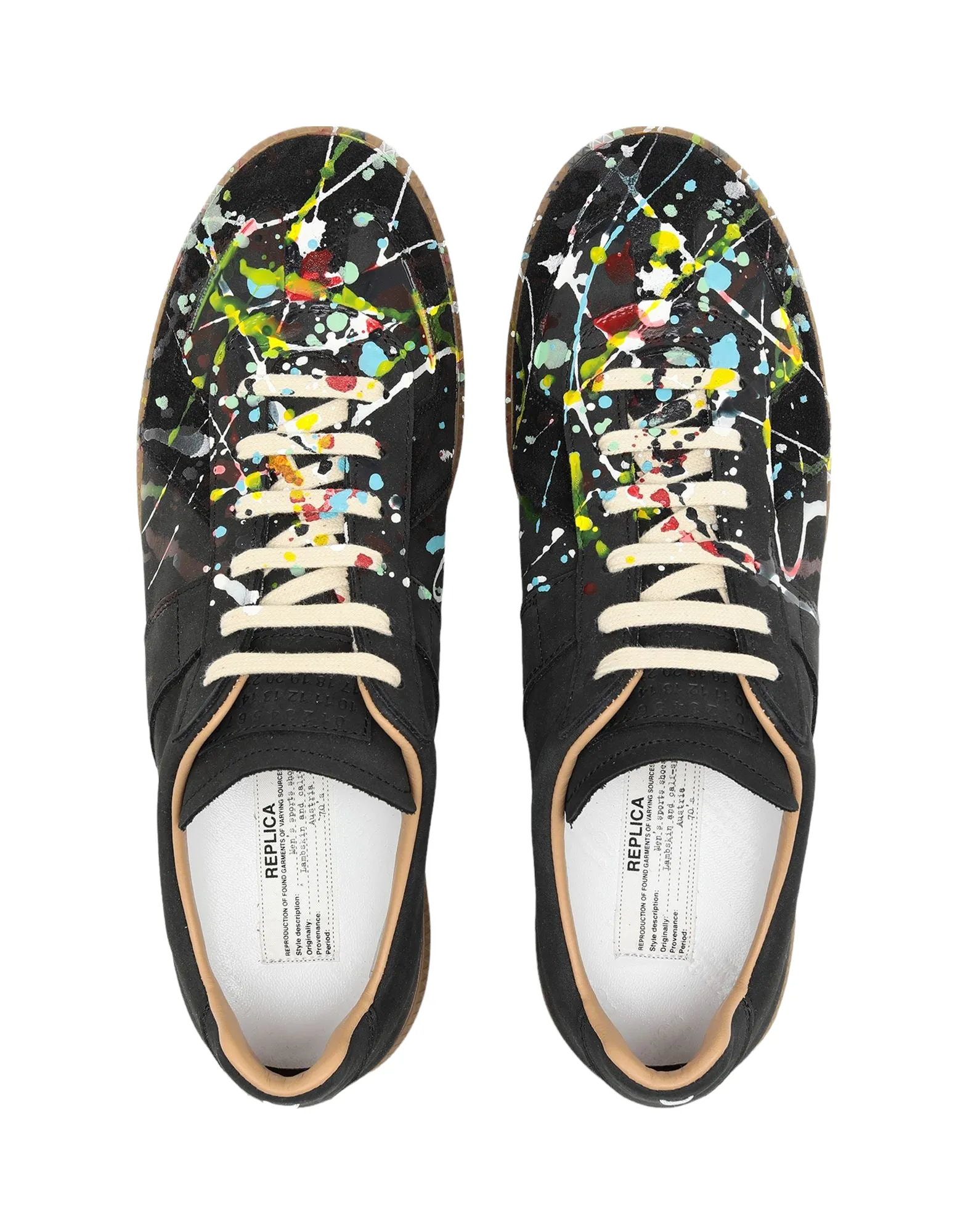 PAINT REPLICA SNEAKER BLACK