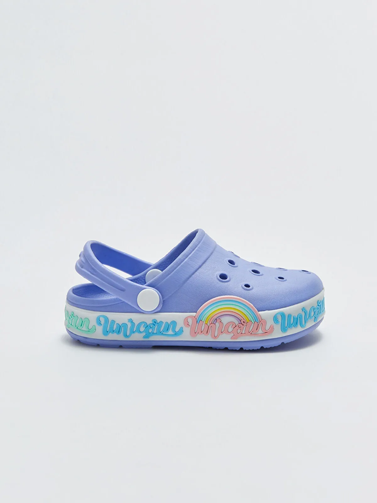 Patch Detailed Girls Beach Sandals