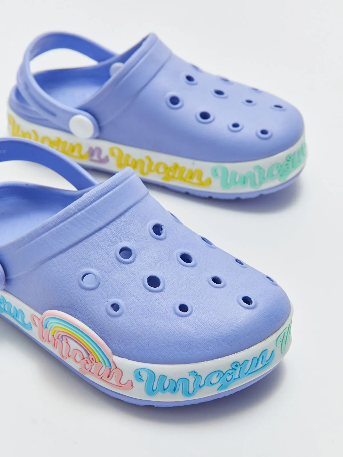 Patch Detailed Girls Beach Sandals